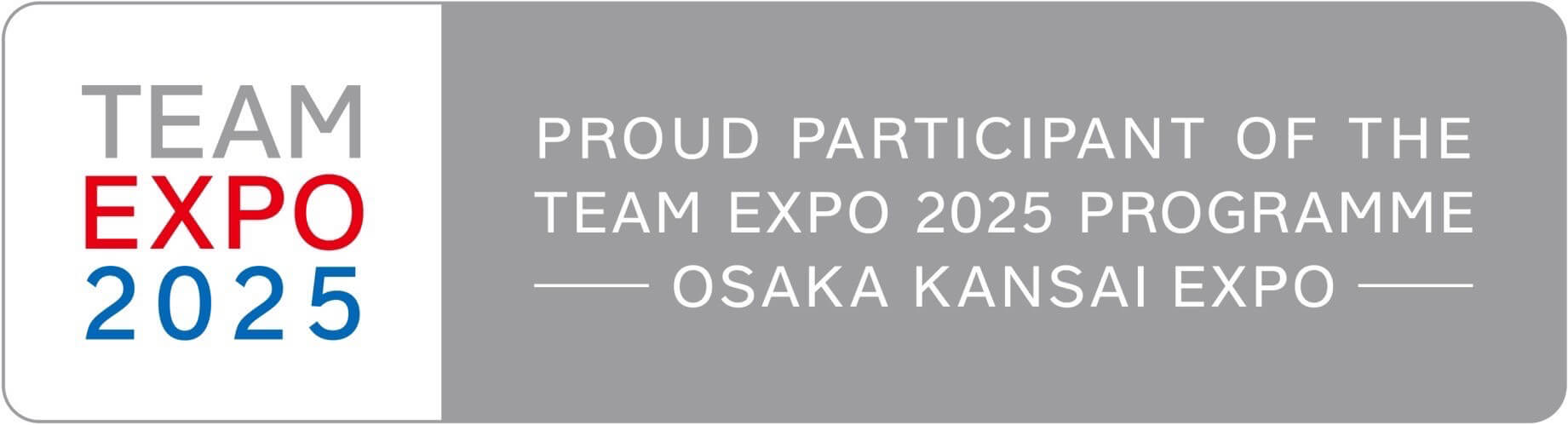 2025年大阪・関西万博「TEAM EXPO 2025」プログラム／共創パートナーとして登録されています。